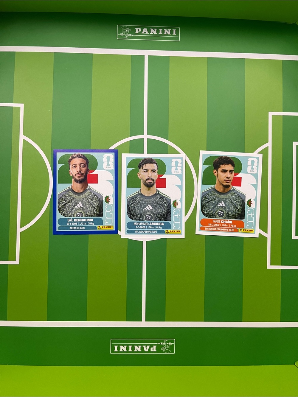 Algeria World Cup Panini Sticker Collection